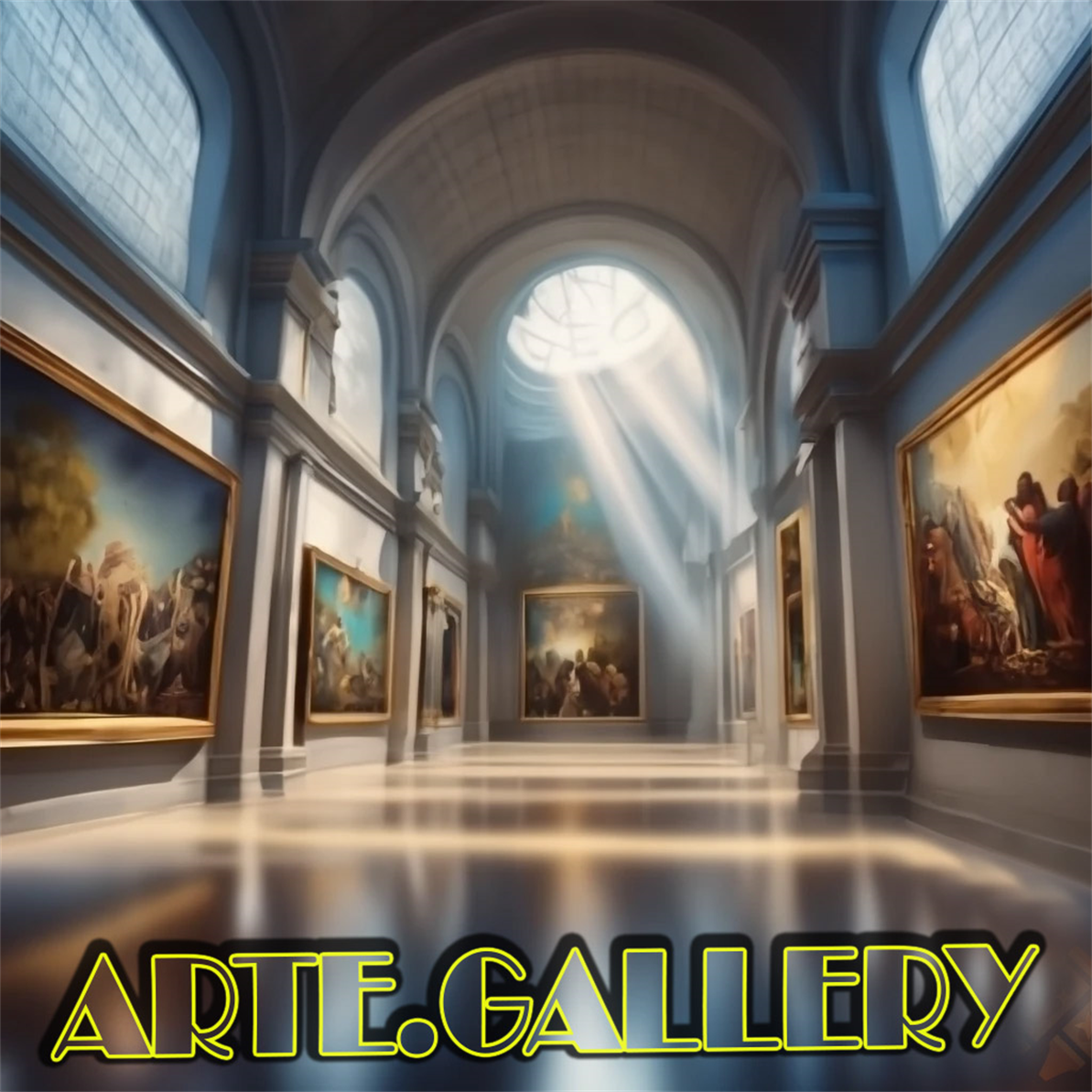 Famous Paintings in This Gallery Art Exhbition in The Heart Of A Cathedral 
Tour Of Art Galleries Across The World, The Best Galleries And Most Expensive.
